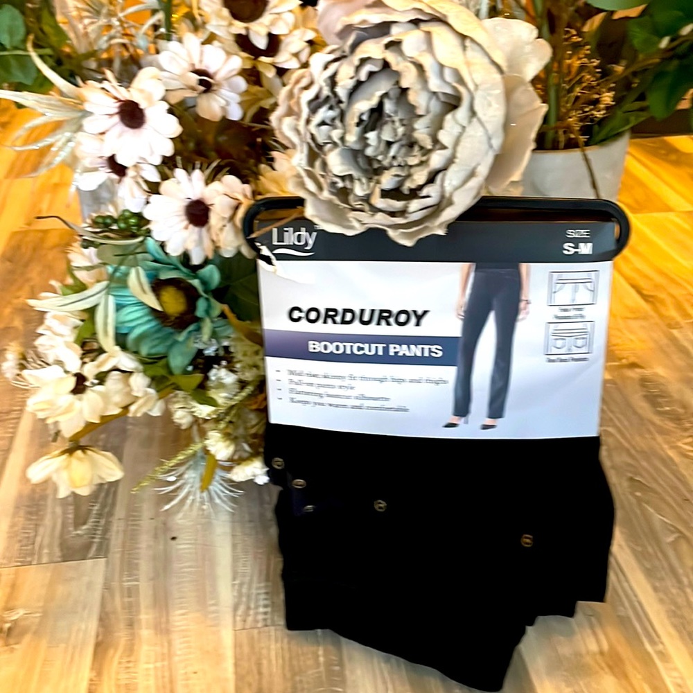 NWT Black Corduroy Jeggings